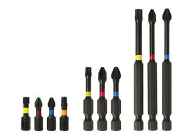 Die Heller Torsion & Impact Bits sind jetzt 25, 50 und 90 mm Die Heller Torsion & Impact Bits sind jetzt in drei Längen verfügbar: 25, 50 und 90 mm